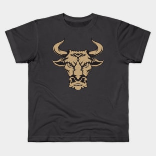 Vintage Bull Head Kids T-Shirt